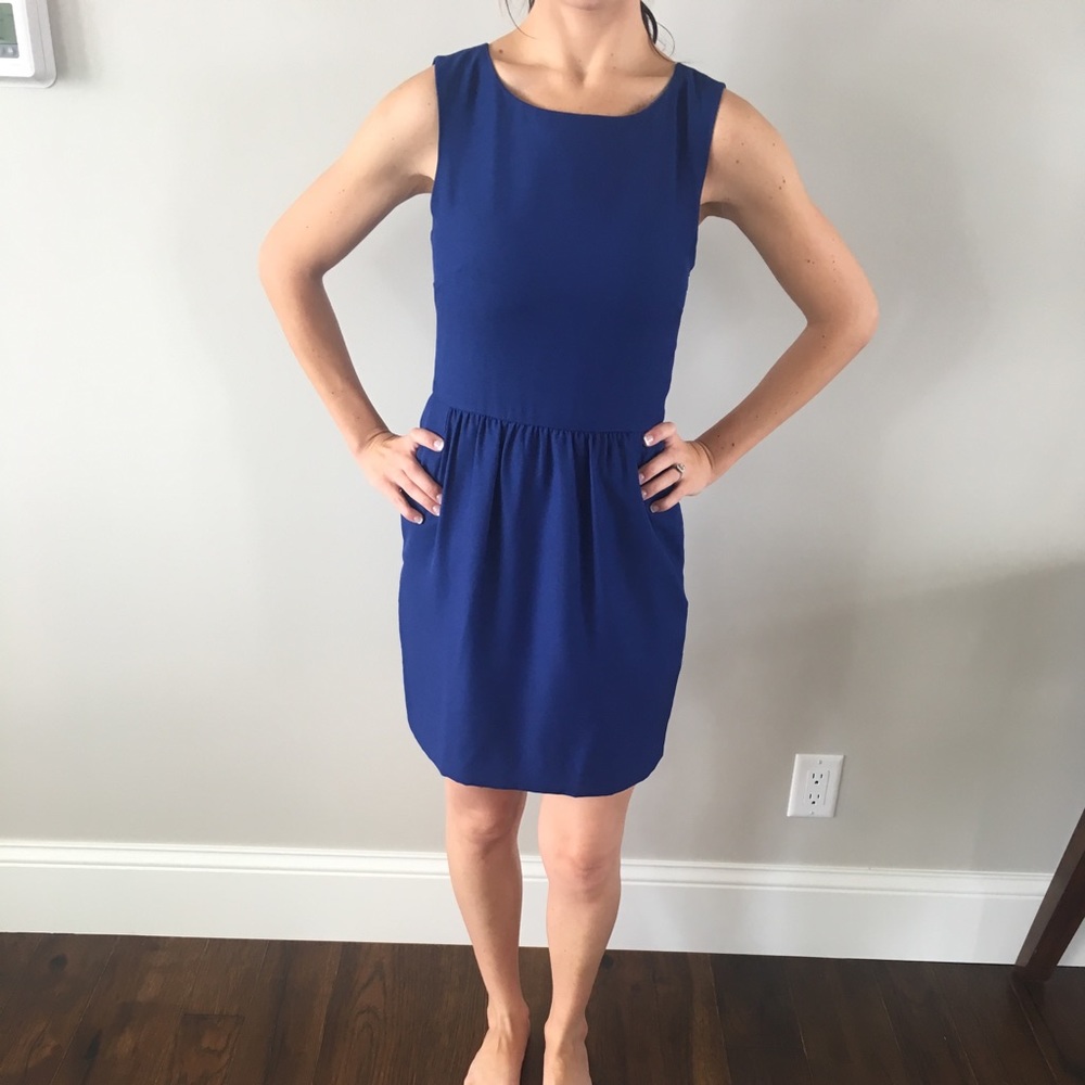 J Crew blue dress